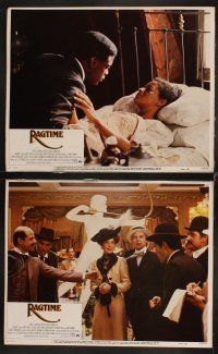 9g325 RAGTIME 8 LCs '81 James Cagney, Mary Steenburgen, Howard Rollins, Elizabeth McGovern!