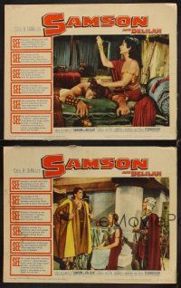 9g710 SAMSON & DELILAH 4 LCs R59 Cecil B. DeMille, images of sexy Hedy Lamarr & Victor Mature!