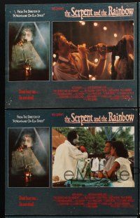9g637 SERPENT & THE RAINBOW 5 LCs '88 Wes Craven, Bill Pullman, Cathy Tyson!