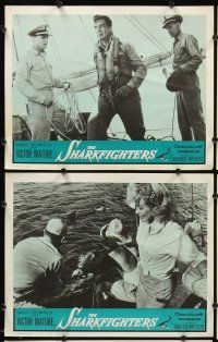 9g544 SHARKFIGHTERS 7 LCs R60s cool images of Victor Mature, pretty Karen Steele!
