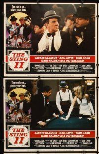 9g374 STING 2 8 LCs '83 Jackie Gleason, Mac Davis, Teri Garr, gambling sequel, cool Struzan art!