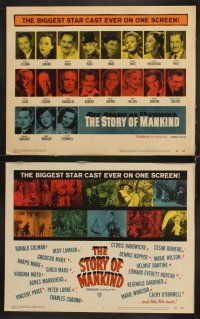 9g376 STORY OF MANKIND 8 LCs '57 Ronald Colman, the Marx Bros., the greatest cast ever!