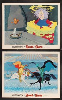 9g550 SWORD IN THE STONE 7 LCs '64 Disney's cartoon story of young King Arthur & Merlin the Wizard!