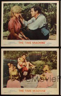 9g644 TIME MACHINE 5 LCs '60 Rod Taylor discovers sexy Yvette Mimieux, the Girl of the Future!