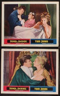 9g406 TOM JONES/IRMA LA DOUCE 8 LCs '66 wacky images of Albert Finney & Shirley McLaine!