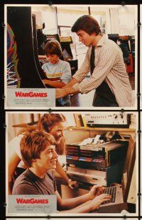 9g432 WARGAMES 8 LCs '83 teen Matthew Broderick plays video games to start World War III!