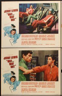 9g605 WAY WAY OUT 6 LCs '66 astronaut Jerry Lewis, Robert Morley, Anita Ekberg!