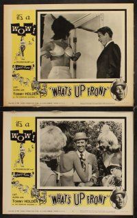 9g437 WHAT'S UP FRONT 8 LCs '64 Tommy Holden as traveling bra salesman, sexy girls!