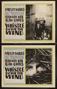 9g440 WHISTLE DOWN THE WIND 8 LCs '62 Bryan Forbes directed, Bernard Lee, Hayley Mills!