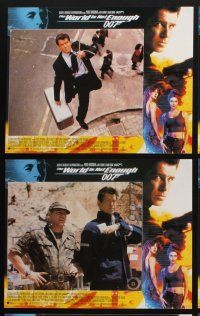 9g004 WORLD IS NOT ENOUGH 12 LCs '99 Pierce Brosnan as James Bond, Denise Richards, Marceau!