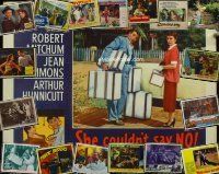 9h015 LOT OF 20 LOBBY CARDS '40s-60s She Couldn't Say No, The Damned Don't Cry & many more!
