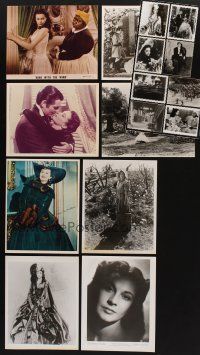 9h052 LOT OF 16 GONE WITH THE WIND REPRO STILLS '80s wonderful images from the MGM classic!