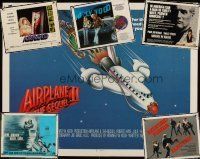 9h053 LOT OF 23 UNFOLDED HALF-SHEETS '68 - '85 Airplane II, Electric Horseman & many more!