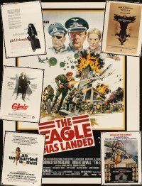 9h055 LOT OF 6 UNFOLDED 30X40S '76 - '80 Eagle Has Landed, Voyage of the Damned, Gloria & more!