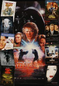9h060 LOT OF 40 UNFOLDED DOUBLE-SIDED ONE-SHEETS '02 - '06 Revenge of the Sith & many more!
