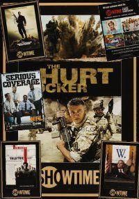 9h070 LOT OF 6 UNFOLDED SHOWTIME TV ONE-SHEETS '00s Hurt Locker, Inglourious Basterds & more!
