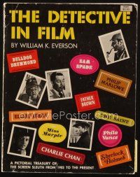 9h243 DETECTIVE IN FILM 1st paperback ed. softcover book '74 pictorial treasury of screen sleuth!