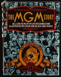 9h232 MGM STORY: THE COMPLETE HISTORY OF FIFTY ROARING YEARS first edition hardcover book '85 cool!