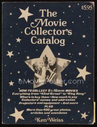 9h255 MOVIE COLLECTOR'S CATALOG first edition softcover book '77 where to buy & how much to pay!