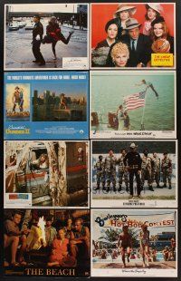 9h007 LOT OF 20 INCOMPLETE LOBBY CARD SETS '75 - '00 The Beach, Flashdance & more!