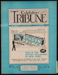 9h079 EXHIBITORS TRIBUNE exhibitor magazine November 12, 1927 Student Prince in Old Heidelberg!