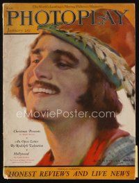 9h109 PHOTOPLAY magazine January 1923 art of Douglas Fairbanks as Robin Hood by J. Knowles Hare!