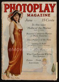 9h102 PHOTOPLAY magazine June 1915 portrait of Mary Fuller, D.W. Griffith, Charlie Chaplin & more!