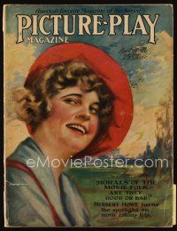 9h152 PICTURE PLAY magazine April 1921 artwork portrait of Rubye de Remer by S. Knox!