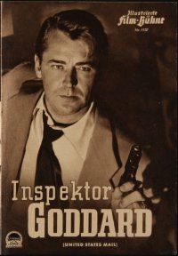 9h265 APPOINTMENT WITH DANGER German program '51 cool different images of tough Alan Ladd!