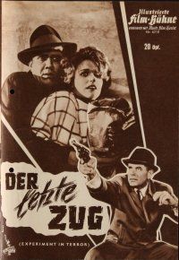 9h278 EXPERIMENT IN TERROR German program '62 different images of Glenn Ford & sexy Lee Remick!
