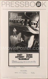 9h401 BLINDMAN pressbook '72 Tony Anthony, Ringo Starr, spaghetti western!