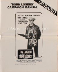 9h407 BORN LOSERS updated pressbook R74 Tom Laughlin directs and stars as Billy Jack!