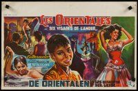 9j441 ORIENTALS Belgian '59 Romolo Marcellini's Le Orientali, cool artwork of sexy women!
