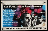 9j456 SHOES OF THE FISHERMAN Belgian '68 Pope Anthony Quinn tries to prevent World War III!