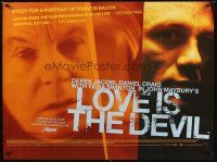 9j120 LOVE IS THE DEVIL British quad '98 Derek Jacobi as gay British artist Francis Bacon!