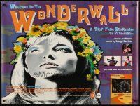 9j131 WONDERWALL British quad R90s completely different psychedelic image of Jane Birkin, LSD!