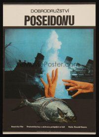 9j276 POSEIDON ADVENTURE Czech 11x16 '74 totally different Josef Vyletal artwork!