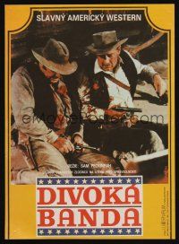 9j291 WILD BUNCH Czech 11x16 '91 Peckinpah classic, William Holden & Ernest Borgnine, different!