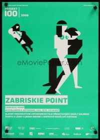 9j227 ZABRISKIE POINT Czech 17x24 R08 Michelangelo Antonioni's bizarre movie about teen sex!
