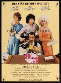 9j476 9 TO 5 Danish '80 Dolly Parton, Jane Fonda & Lily Tomlin w/tied up Dabney Coleman!