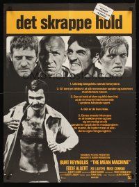 9j544 LONGEST YARD Danish '75 Robert Aldrich prison football sports comedy, Burt Reynolds!