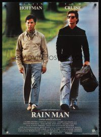 9j557 RAIN MAN Danish '88 Tom Cruise & autistic Dustin Hoffman, directed by Barry Levinson!