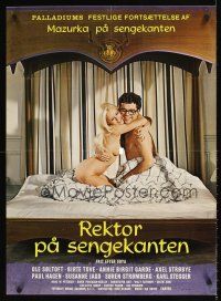 9j559 REKTOR PA SENGEKANTEN Danish '72 really wacky Danish sex movie!