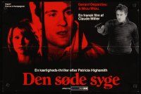 9j573 THIS SWEET SICKNESS Danish '78 cool images of Gerard Depardieu & Miou Miou!