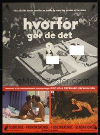 9j585 WHY Danish '70 Hvorfor gor de det, wild images from Danish sex documentary!