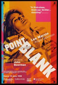 9j136 POINT BLANK advance English double crown R98 different art of sexy Angie Dickinson, film noir!