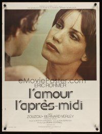 9j299 CHLOE IN THE AFTERNOON French 23x32 '72 directed by Eric Rohmer, super close up of Zouzou!