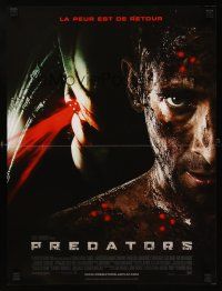 9j349 PREDATORS French 15x21 '10 Adrian Brody and Topher Grace, the hunt is on!