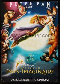 9j353 RETURN TO NEVERLAND French 15x21 '02 Peter Pan, Tinkerbell, Captain Hook, Disney sequel!