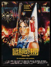 9j361 STREETS OF FIRE French 15x21 '84 Walter Hill directed, Michael Pare, Diane Lane, different!
